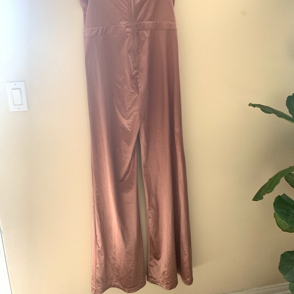 Rose Champagne Pink Jumpsuit - Picture 3 of 7